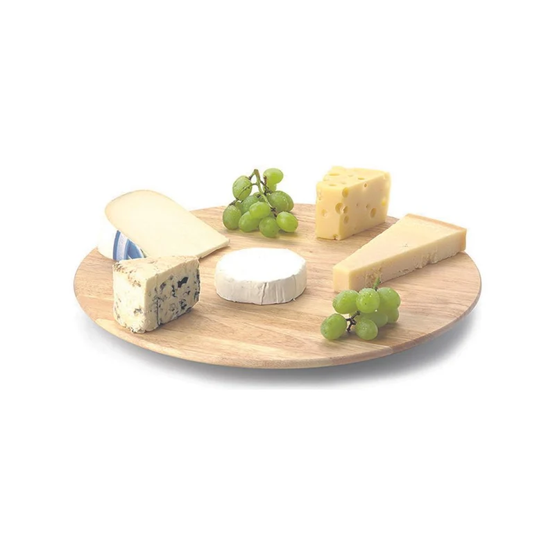 Servierbrett aus Holz drehbar