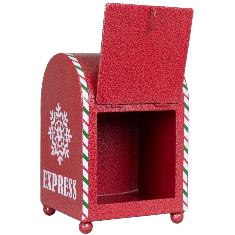 Weihnachtlicher Deko Briefkasten 19cm aus Metall