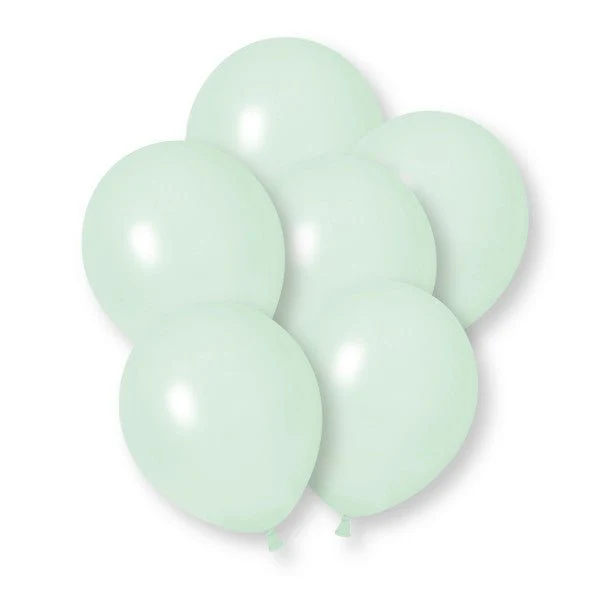 Pastellgrüne Luftballons, 30 cm, 10 Stück