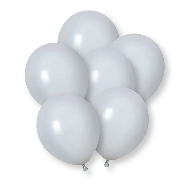 Graue Luftballons, 30 cm, 10 Stück