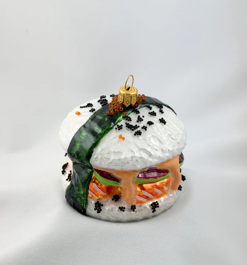 Sushi Burger mit Sesam-Streussel