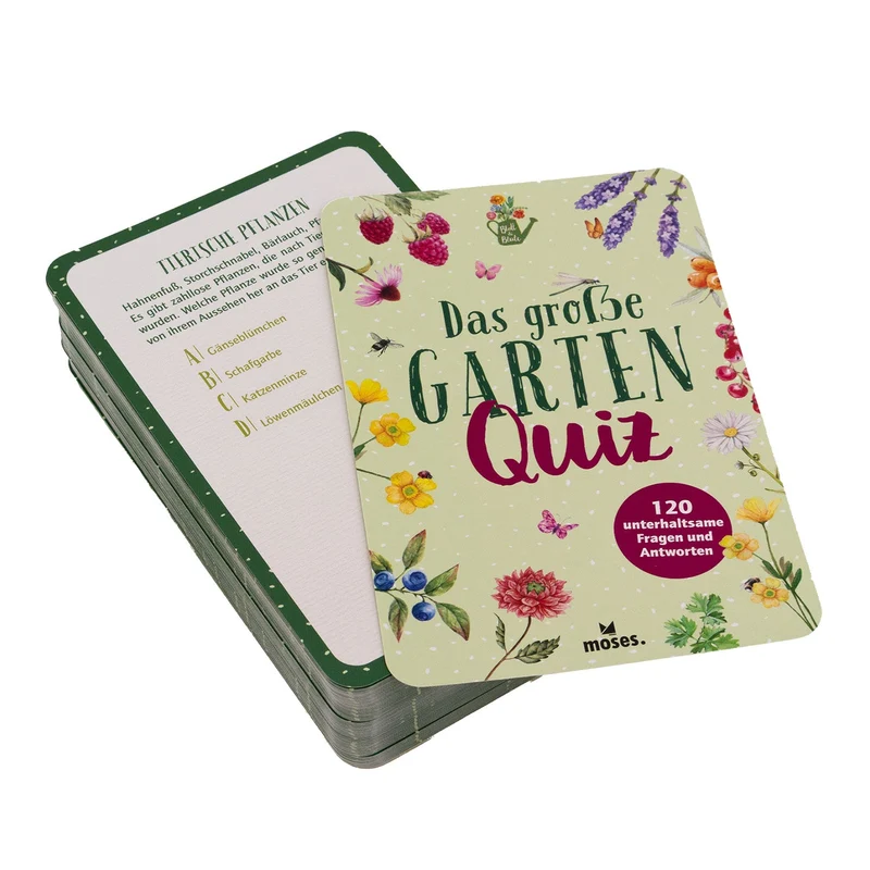 Das große Garten Quiz mit Lösungen