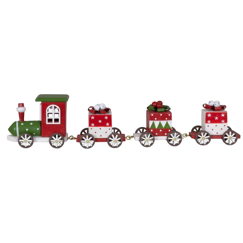 Holz Eisenbahn 30cm Weihnachtszug