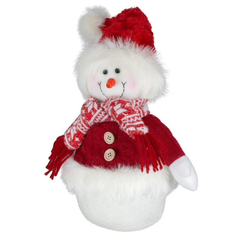 Schneemann 35cm stehend, Pärchen, 2 Stück