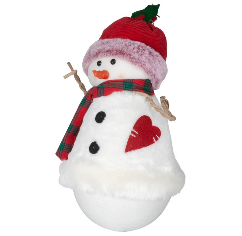 Schneemann 38cm stehend, Pärchen, 2 Stück