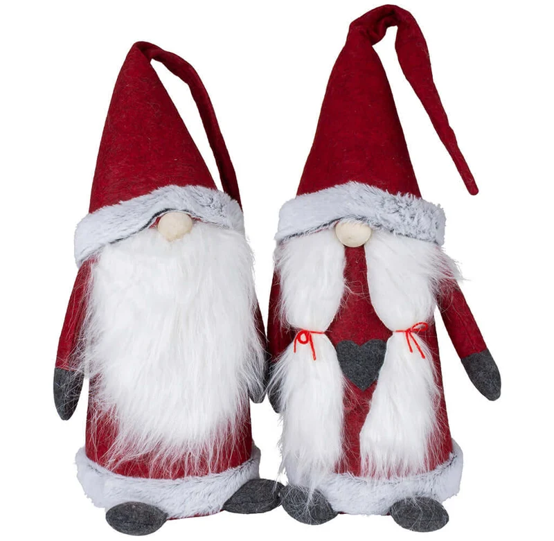 Wichtel 40cm (65cm) stehend, Pärchen, 2 Stück