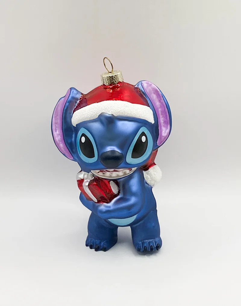 Stitch freut sich auf Weihnachten