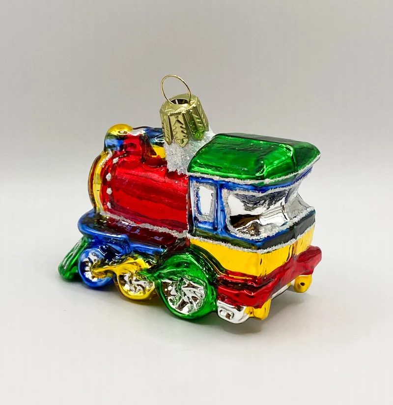 Kleine bunte Lokomotive