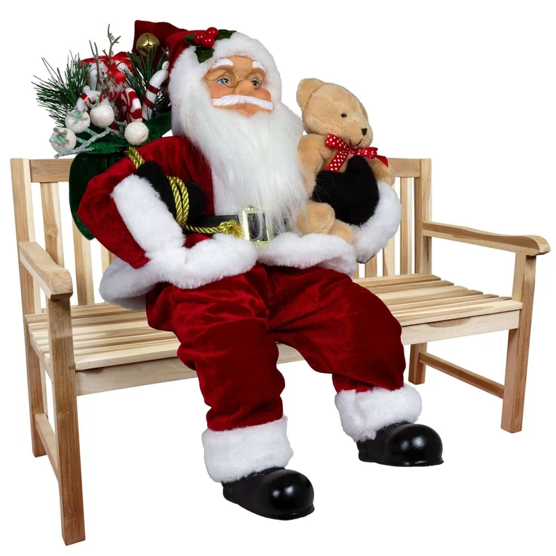 Weihnachtsmann 45cm Sander Kantenhocker
