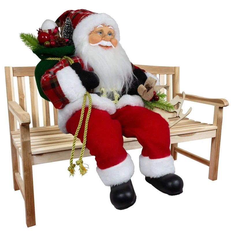 Weihnachtsmann 45cm Rasmus Kantenhocker