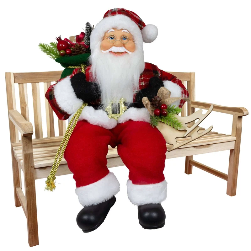 Weihnachtsmann 45cm Rasmus Kantenhocker