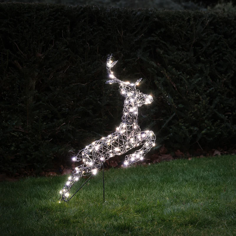 Springendes LED-Rentier Hirsch M Harlow