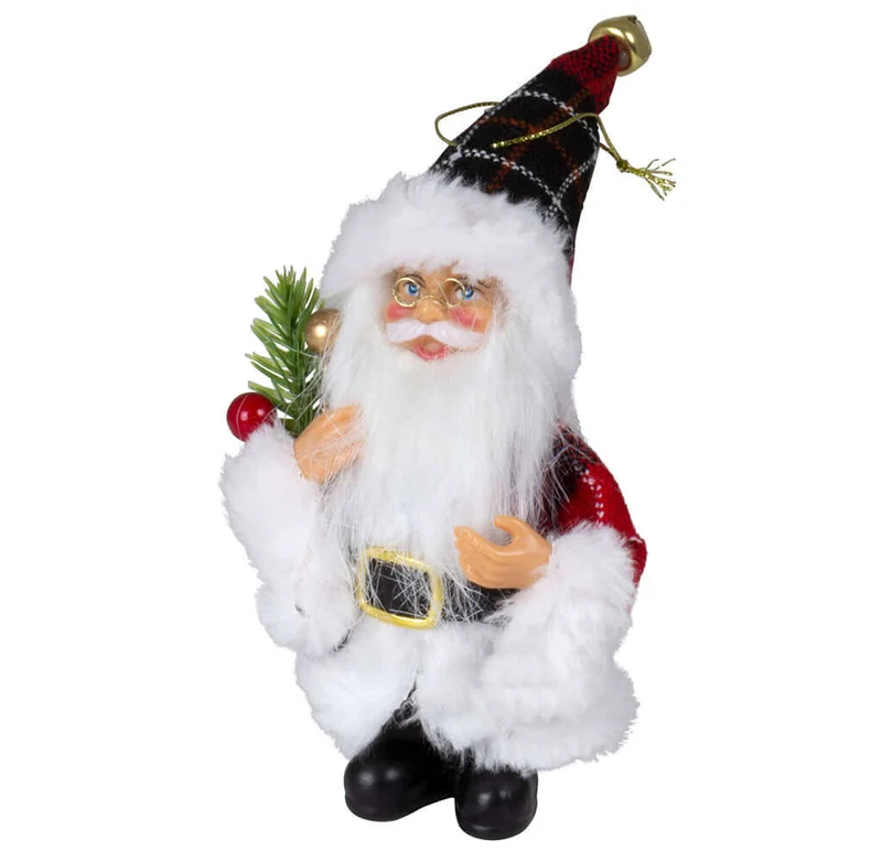 Weihnachtsmann 18cm, 4er Set, 4 Designs