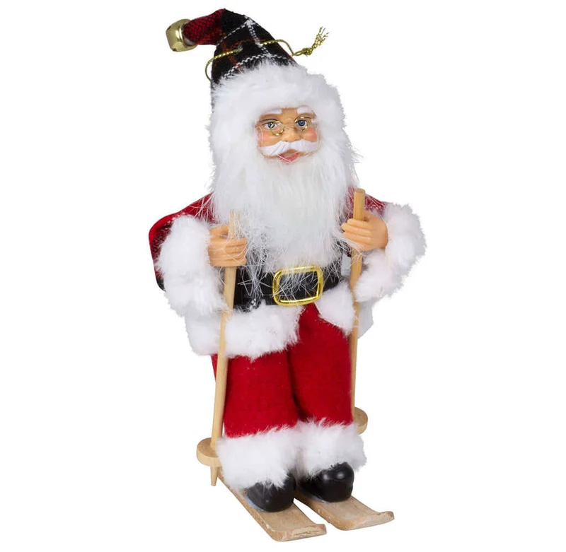 Weihnachtsmann 18cm, 4er Set, 4 Designs