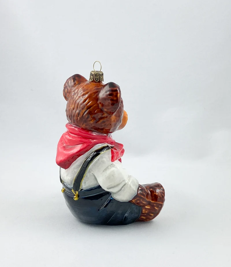 Teddybär in blauen Latzhosen AtlasArt