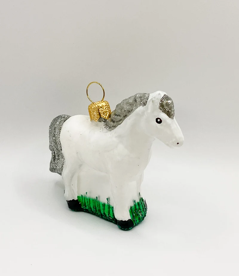 Kleines weisses Pferd