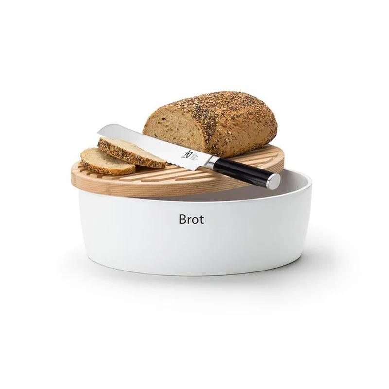 Keramik Brottopf mit Holzdeckel