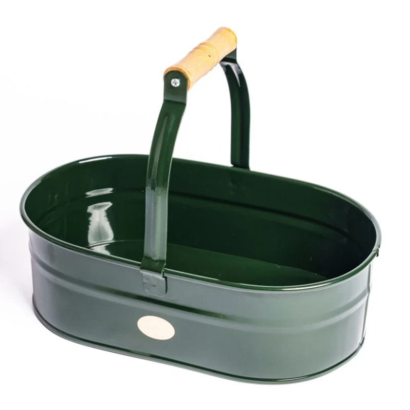 Erntekorb aus Metall für den Garten