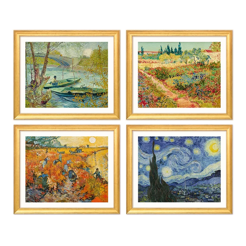 Van Gogh Landschaftsbilder im Set