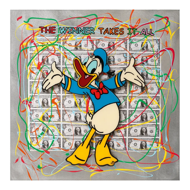 "The winner takes it all" - Pop Art