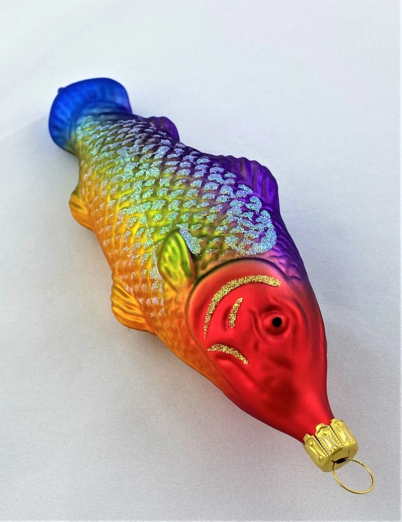 Bunter Weihnachtsfisch