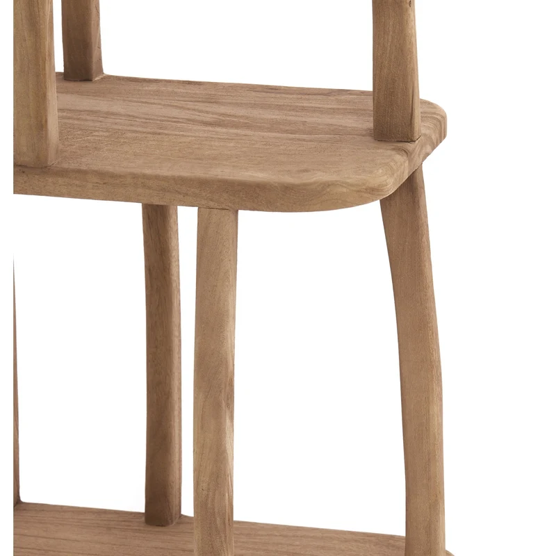 Regal LOWE grau-braun 53x40x175cm