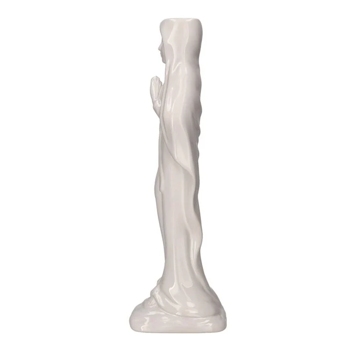 Madonna Kerzenhalter Weiß H30,5 cm