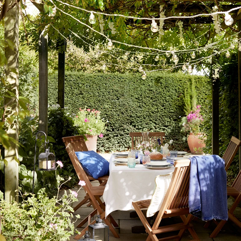 Pro Connect von 85m 170er Party Lichterkette warmweiß transparente Birnen koppelbar weißes Kabel