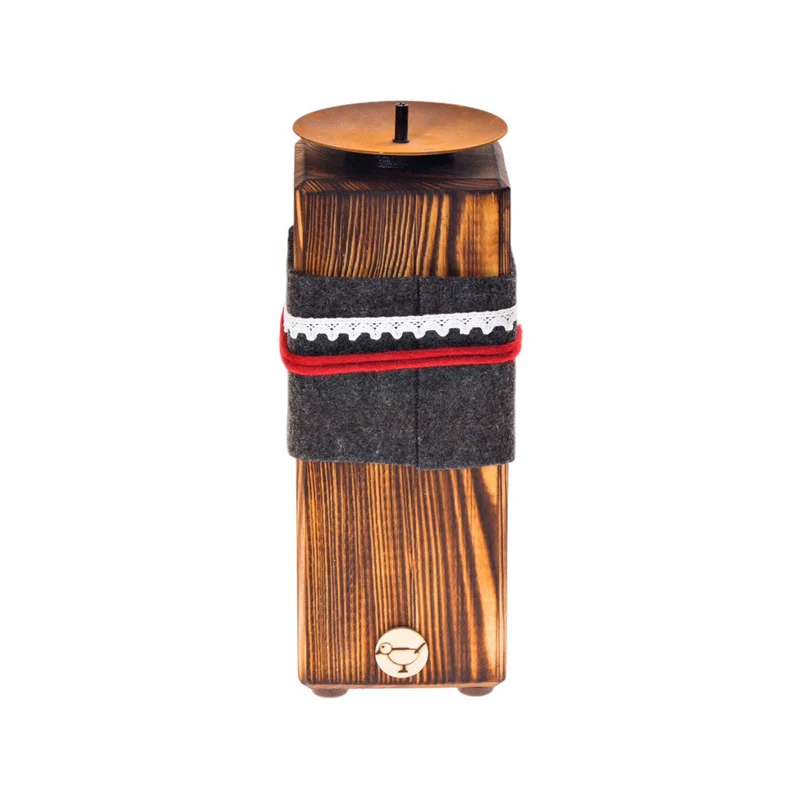 Kerzenständer aus Holz - klein