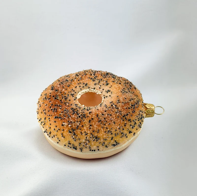 Donut mit Mohn-Streusseln