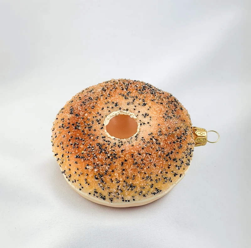 Donut mit Mohn-Streusseln