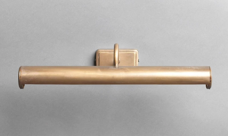 Casa Padrino Luxus Bilderleuchte Messing Brüniert B. 35 x T. 20 cm - Handgefertigte Bilderleuchte aus Messing - Luxus Kollektion - Edel & Prunkvoll