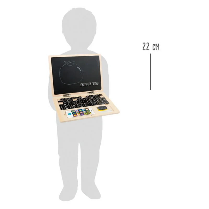 Kinder Laptop aus Holz