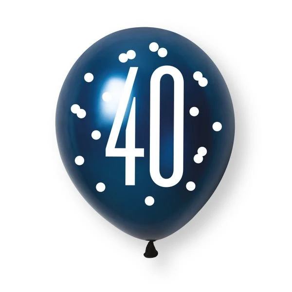 40 Jahre Ballons 30 cm 6 Stück