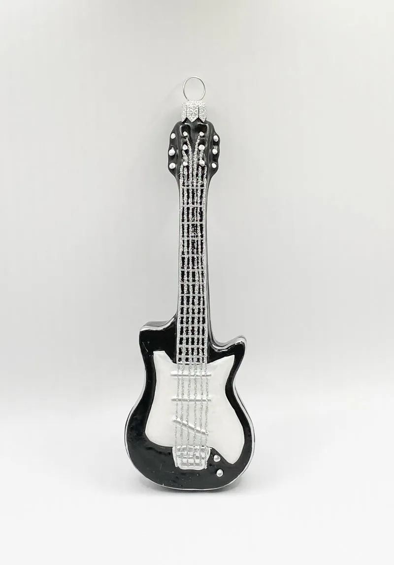 Schwarze E-Gitarre