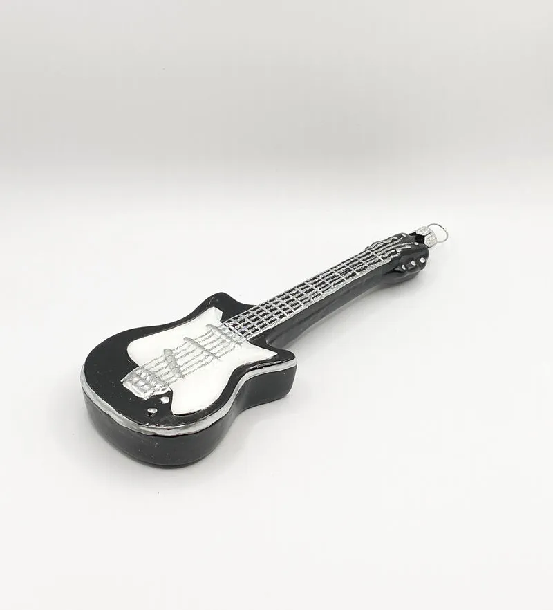Schwarze E-Gitarre