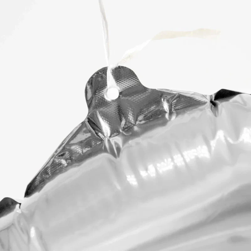 0 Jahre Zahlenballon Silber leer 85 cm