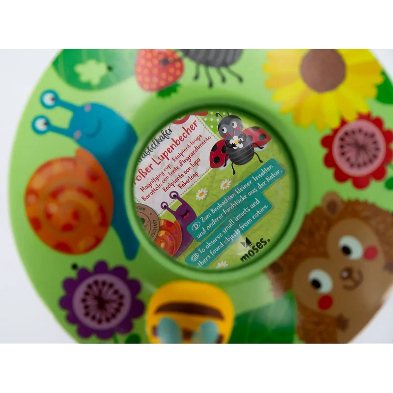 Krabbelkäfer Lupenbecher aus Holz Kinder