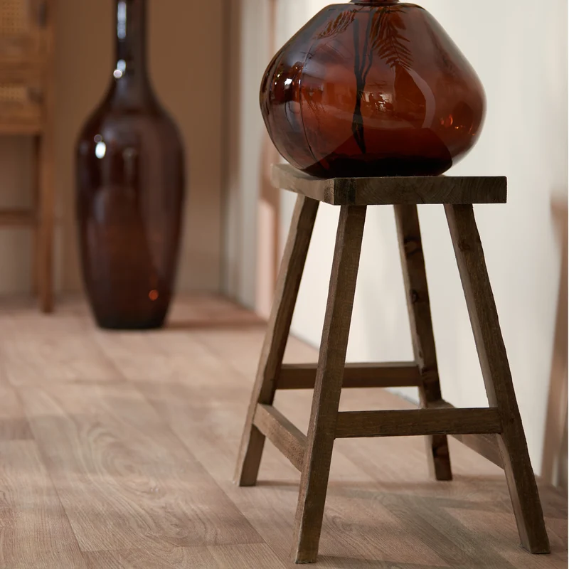 Hocker SANZA, naturbraun