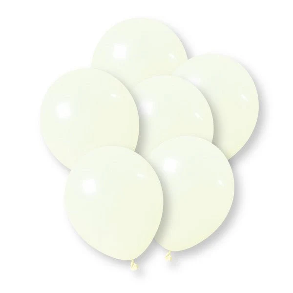 Pastellgelbe Luftballons, 30 cm, 10 Stück
