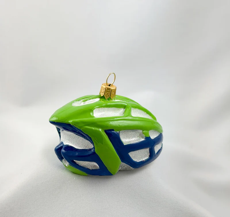Grüner Fahrrad-Helm