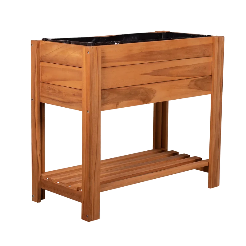 Kräuterhochbeet aus Holz