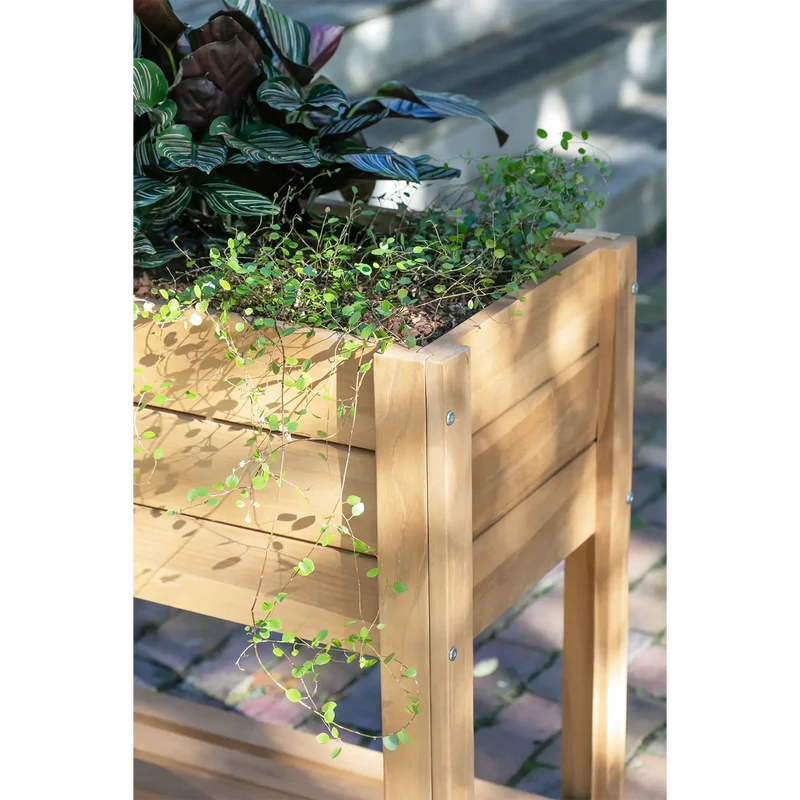 Kräuterhochbeet aus Holz