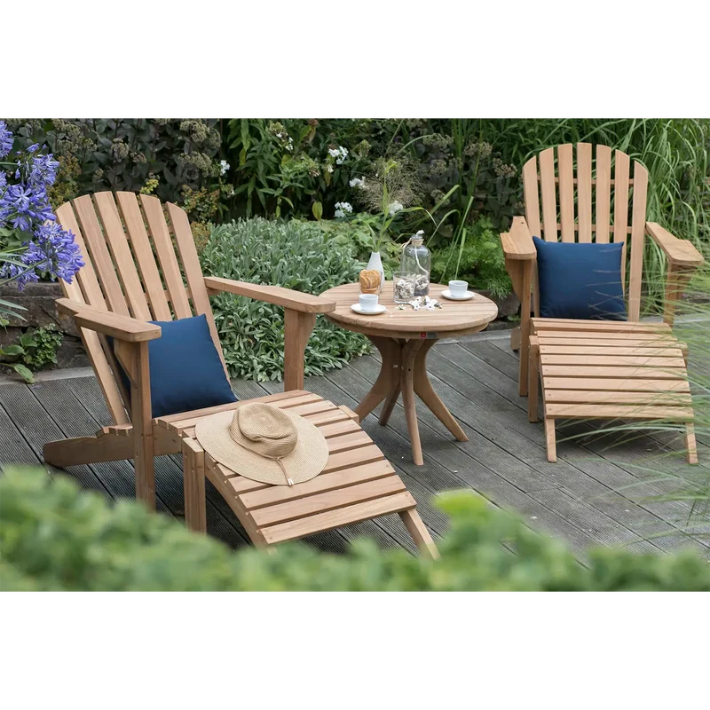 Relaxsessel für den Garten aus Teakholz