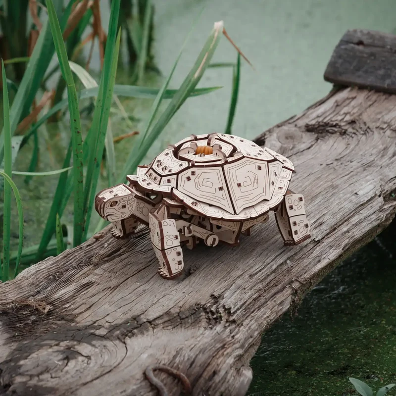 3D-Holzpuzzle, Mechanische Schildkröte