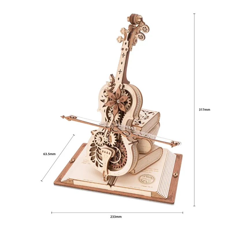 3D Holzpuzzle - Magic Cello