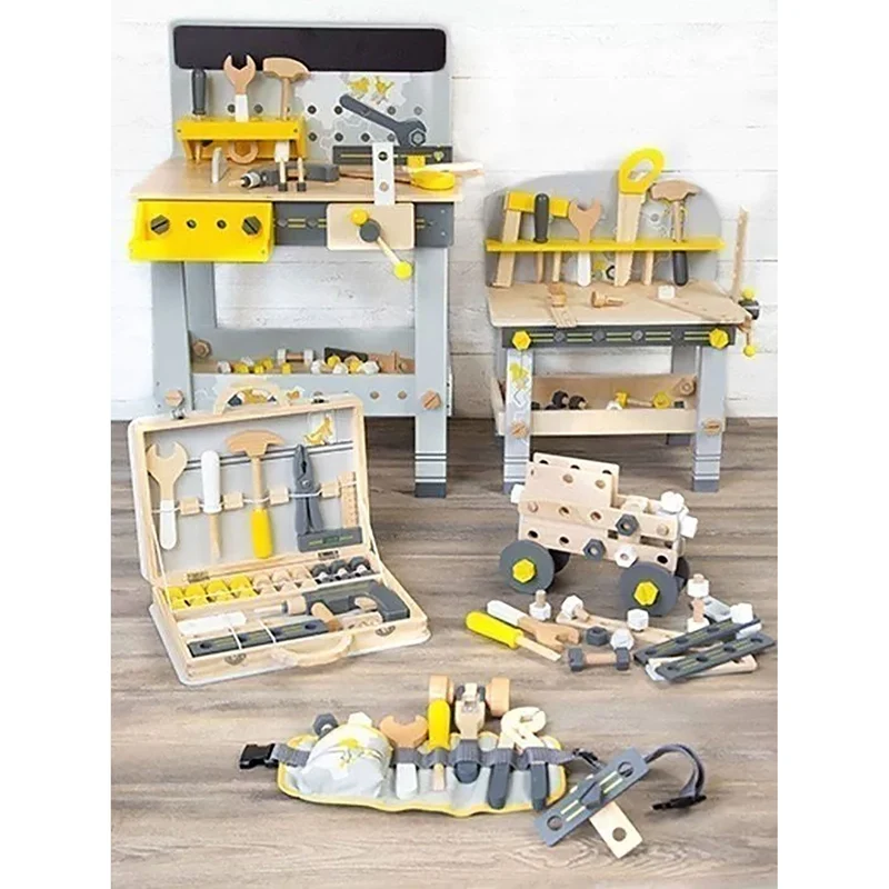 Kinder Werkzeugkoffer aus Holz