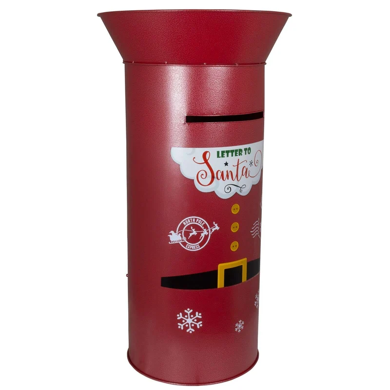 Weihnachtlicher Deko Briefkasten 78cm aus Metall
