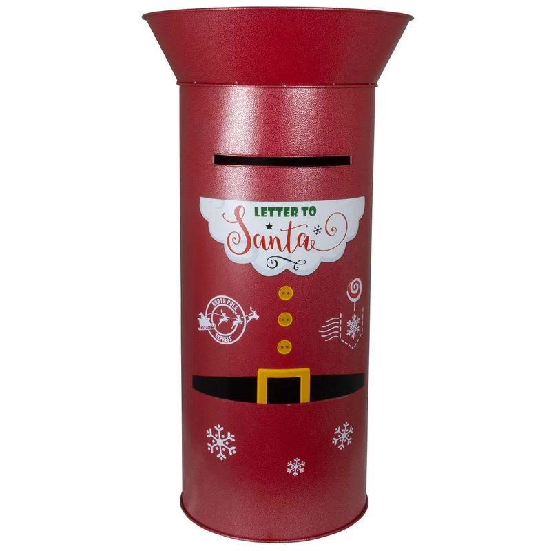 Weihnachtlicher Deko Briefkasten 78cm aus Metall