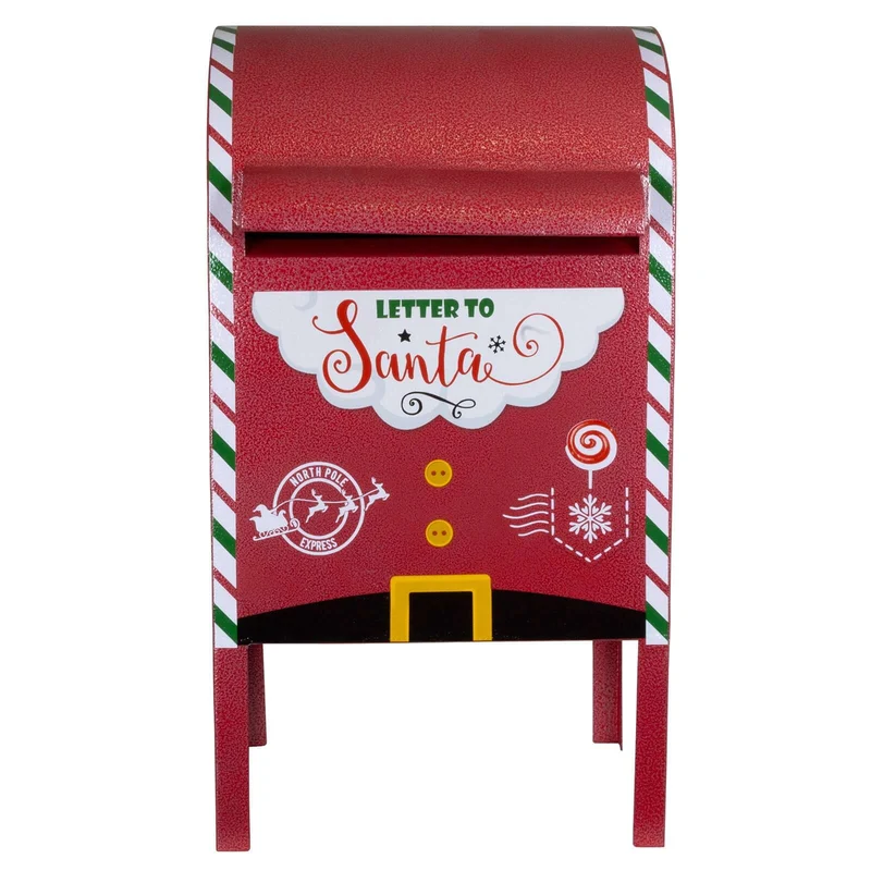 Weihnachtlicher Deko Briefkasten 52cm aus Metall